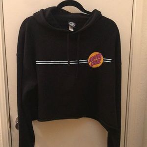 Santa Cruz Classic Cropped Hoodie